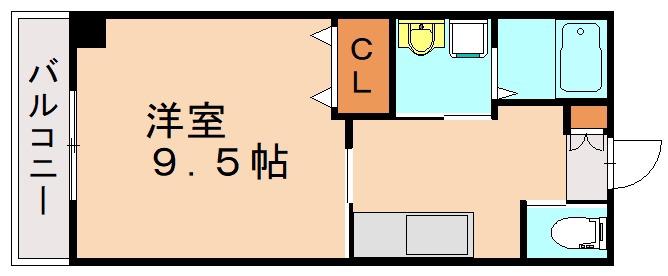 DAIMARU.BLD(1K/3階)の間取り写真