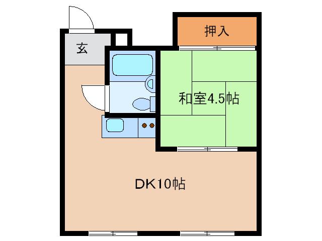 ノースパレス1・12(1DK/7階)の間取り写真