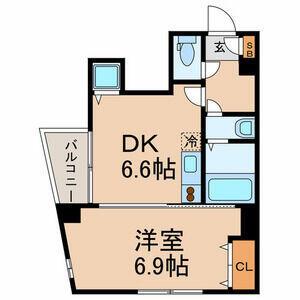 MAGANDA(1DK/2階)の間取り写真