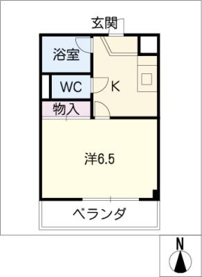 プチメゾン(1K/3階)の間取り写真