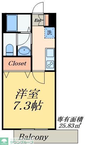 BLOMMA HUSET(1K/1階)の間取り写真