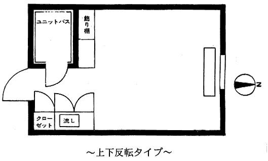 シャンボール札幌(ワンルーム/3階)の間取り写真