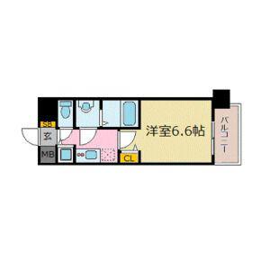 プレサンス名古屋STATIONフレア(1K/5階)の間取り写真