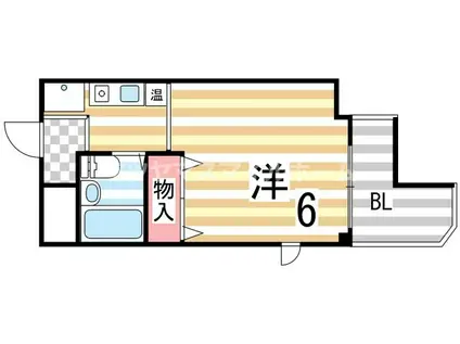 メゾンFANDE(1K/2階)の間取り写真