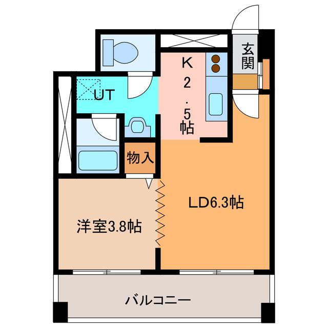セフィーラトキア(1LDK/4階)の間取り写真