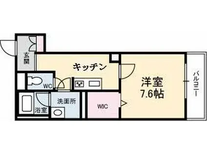 セフィラ十日市(1K/3階)の間取り写真