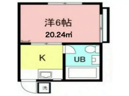 フォレストコート聖蹟桜ヶ丘I(ワンルーム/2階)の間取り写真