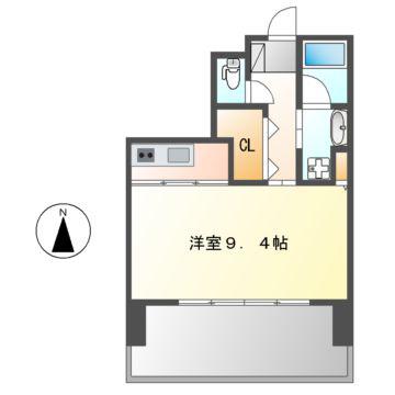 CASTELLO ASSO(1K/3階)の間取り写真