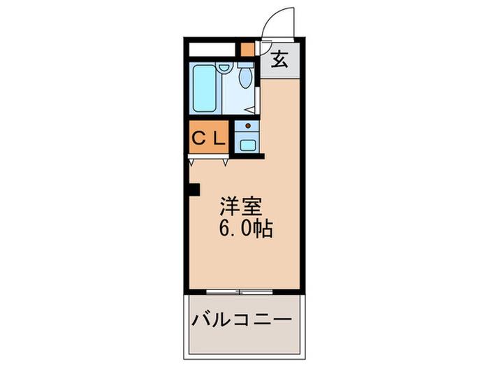 イマジンビル(ワンルーム/3階)の間取り写真