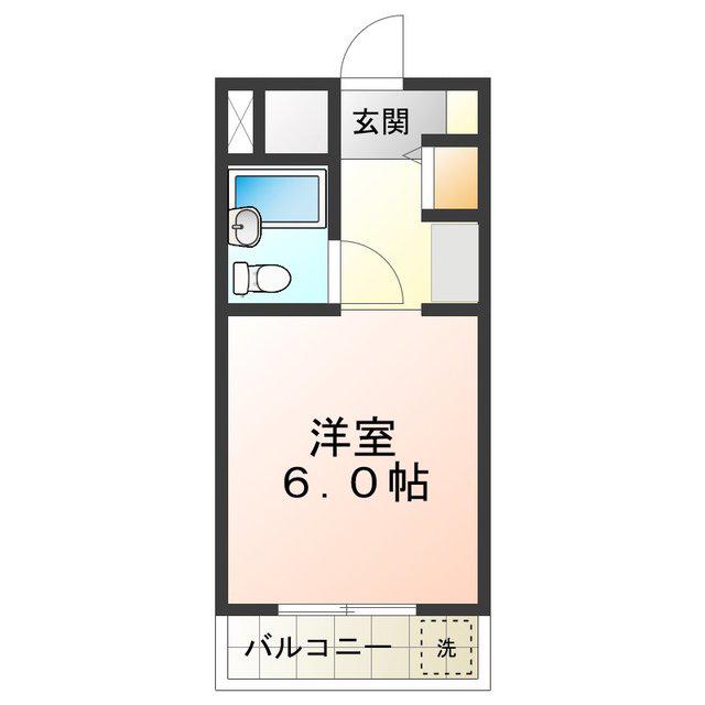 インペリアル関西エアポートA(1K/5階)の間取り写真