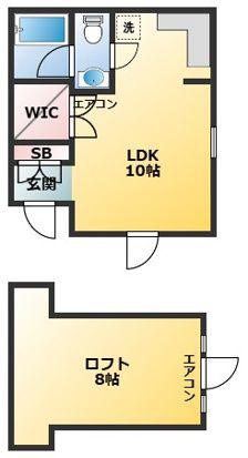 ル・ドーム(1LDK/3階)の間取り写真
