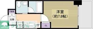 ALATO丸の内(1K/2階)の間取り写真