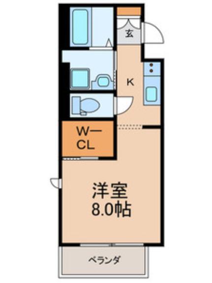 グランシャリオ(1LDK/1階)の間取り写真