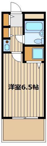 ライオンズマンション大泉学園東(1K/1階)の間取り写真