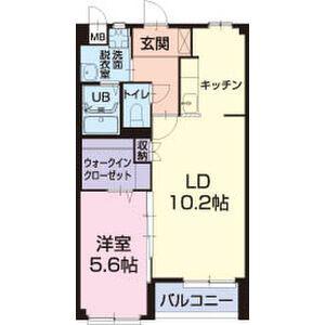 SURPLUS DAN(1LDK/1階)の間取り写真