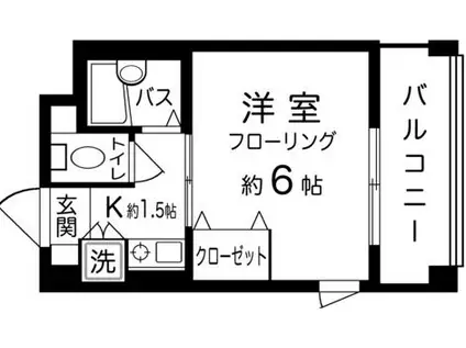 マ・メゾン南池袋(1K/3階)の間取り写真