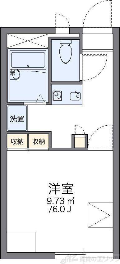 レオパレスマンゲシア(1K/2階)の間取り写真