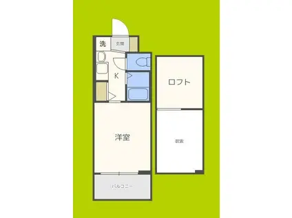 エステムコート新大阪Vソレックス(1K/5階)の間取り写真