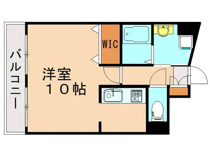 LEGEND黒崎II(ワンルーム/5階)の間取り写真