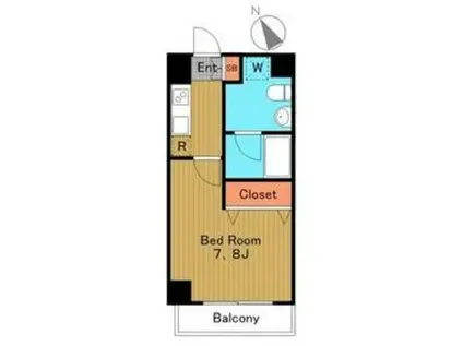 PASTORAL MIRASHUN(1K/3階)の間取り写真