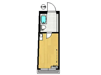 BRINDILLE中野坂上(ワンルーム/3階)の間取り写真