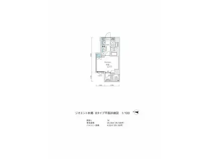 アーバンコア本郷(1K/6階)の間取り写真