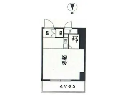 ヴェラハイツ大島(ワンルーム/3階)の間取り写真