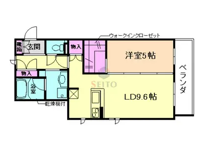 SONE GARDEN TERRACE(1LDK/2階)の間取り写真