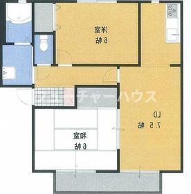 ファミーユサイトウ(2LDK/2階)の間取り写真