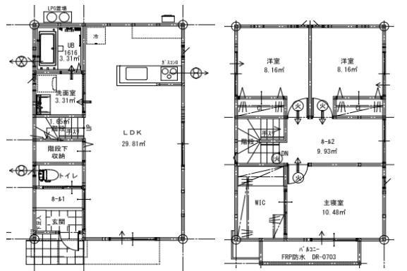 ロイヤル オーク(3LDK/2階)の間取り写真