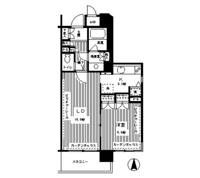 クラッサ元住吉(1LDK/5階)の間取り写真