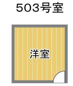 あっとホーム上野(ワンルーム/5階)の間取り写真