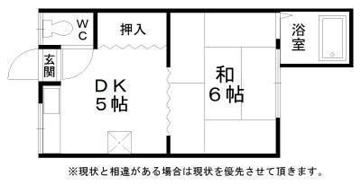 RIZEONE大蓮南(1DK/4階)の間取り写真