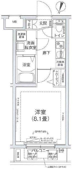 アイル プレミアム向島(1K/1階)の間取り写真