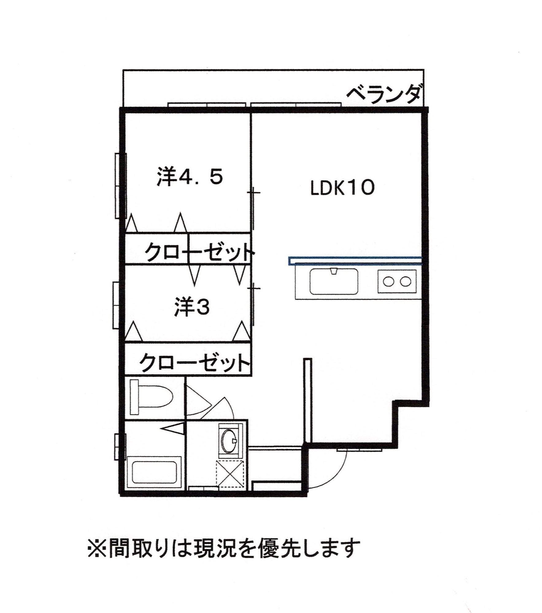 パルセヒルズ(2LDK/1階)の間取り写真