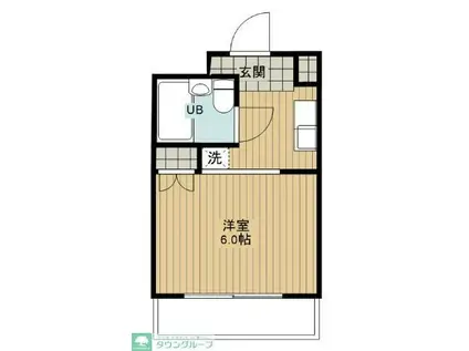 ハイムエリカ(ワンルーム/4階)の間取り写真