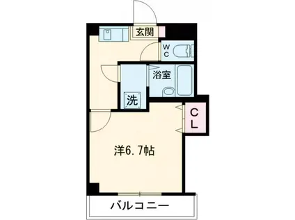 NASU12(1K/1階)の間取り写真