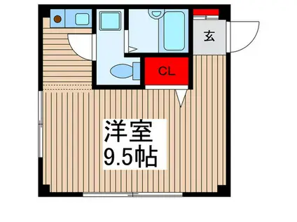 コートMS(ワンルーム/3階)の間取り写真