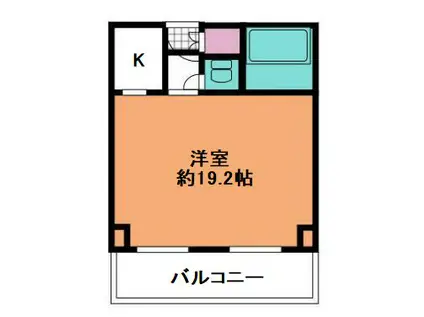 三和ビル(1K/3階)の間取り写真