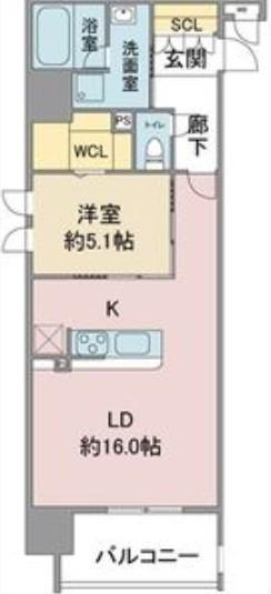 SUNNY GRACE本郷(1LDK/7階)の間取り写真