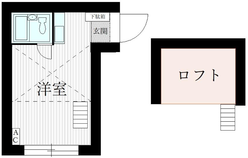 ヒルトップ成増(ワンルーム/2階)の間取り写真