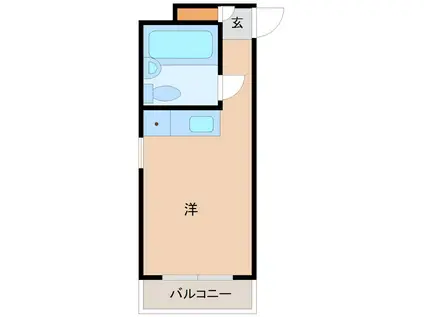 ダイドーメゾン塚口Ⅲ(ワンルーム/2階)の間取り写真