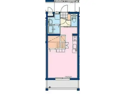 OSMANTHUS・T(ワンルーム/3階)の間取り写真