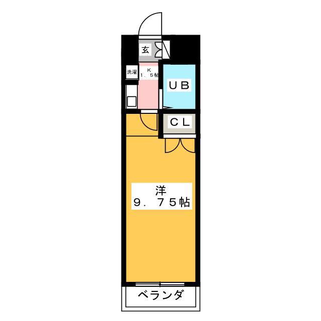 フォーサイト大塚(1K/1階)の間取り写真