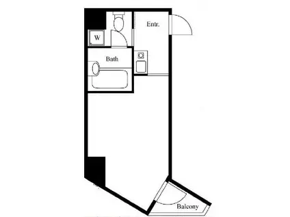 新宿イン(ワンルーム/7階)の間取り写真