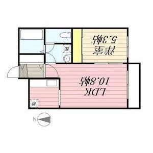 エムズ911(1LDK/3階)の間取り写真