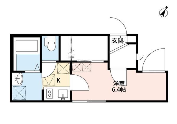 JSコート中野A棟(1K/1階)の間取り写真