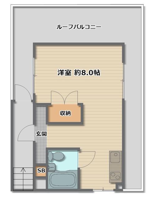 箕面センチュリーロイヤル(ワンルーム/5階)の間取り写真