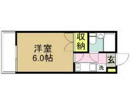 メゾンコスモス(1K/2階)の間取り写真