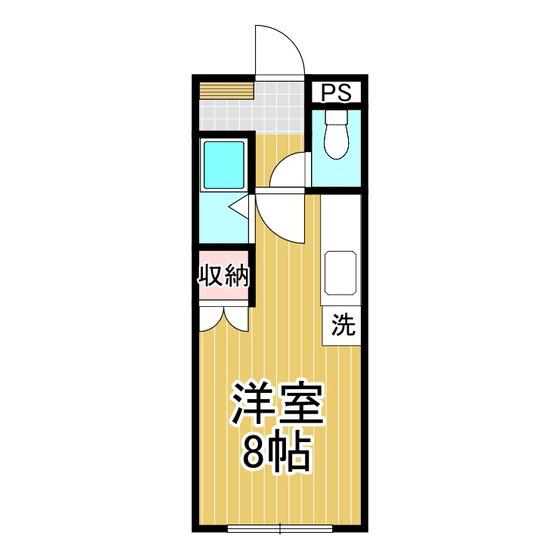 パークビレッジ(ワンルーム/1階)の間取り写真